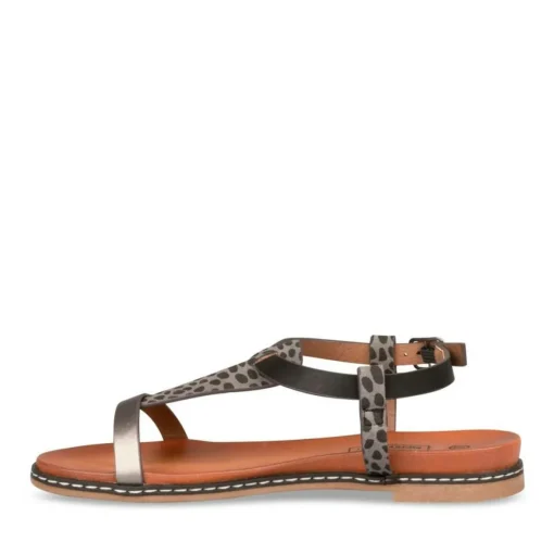 Sandales Entredoigt NOIR Femme Boucle