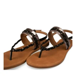 Sandales Entredoigt NOIR Femme