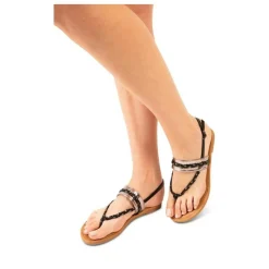 Sandales Entredoigt NOIR Femme