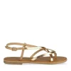 Sandales Entredoigt OR Femme Motif Animal Boucle