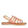 Sandales Entredoigt ROSE Femme Motif Uni Boucle