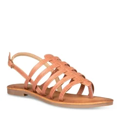 Sandales Entredoigt ROSE Femme Motif Uni Boucle