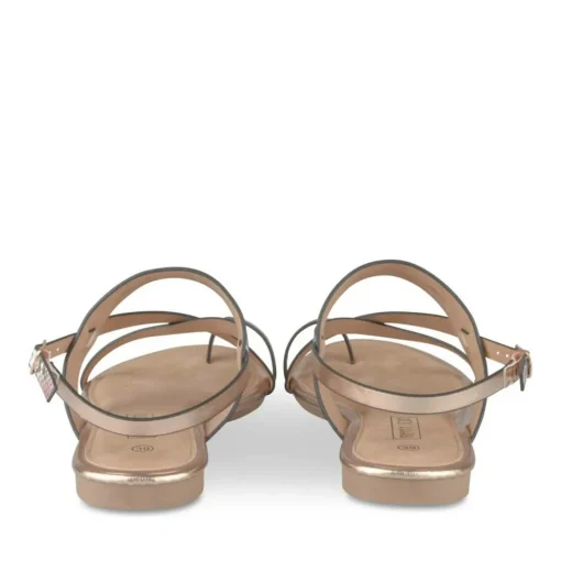 Sandales Entredoigt ROSE Femme Motif Animal Boucle