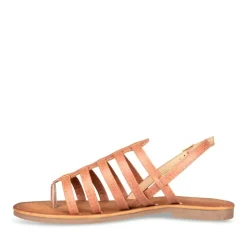 Sandales Entredoigt ROSE Femme Motif Uni Boucle