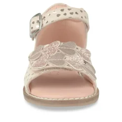 Sandales FUSCHIA Fille CUIR Motif Iridescent Boucle