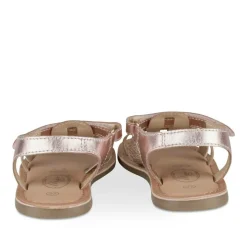 Sandales FUSCHIA Fille CUIR Motif Iridescent Scratch