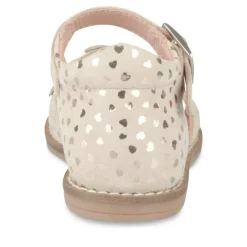 Sandales FUSCHIA Fille CUIR Motif Iridescent Boucle