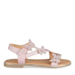 Sandales FUSCHIA Fille Motif Paillettes Scratch