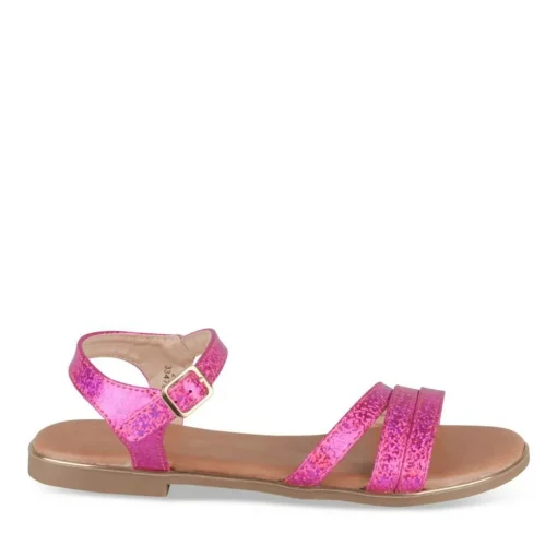 Sandales FUSCHIA Fille Motif Uni Boucle
