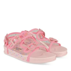 Sandales FUSCHIA Fille Motif Uni Boucle
