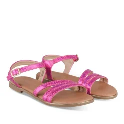 Sandales FUSCHIA Fille Motif Uni Boucle