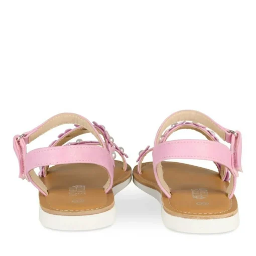 Sandales FUSCHIA Fille Motif Fleuri Scratch