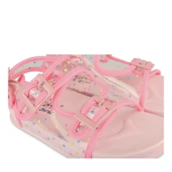 Sandales FUSCHIA Fille Motif Uni Boucle