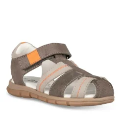 Sandales GRIS Garçon CUIR Scratch