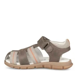 Sandales GRIS Garçon CUIR Scratch