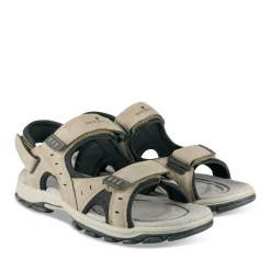 Sandales GRIS Homme Motif Uni Scratch