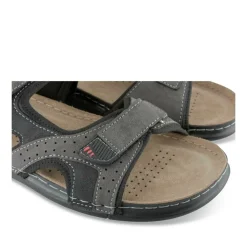 Sandales GRIS Homme Motif Uni Scratch