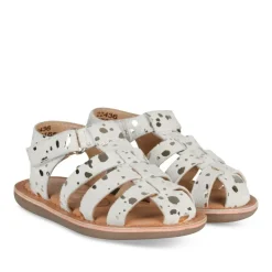 Sandales ICE Fille CUIR Motif Iridescent Scratch