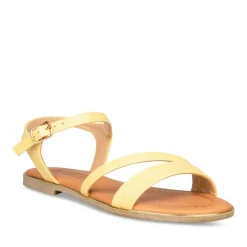 Sandales JAUNE Femme Boucle