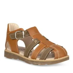 Sandales KAKI Garçon CUIR Boucle