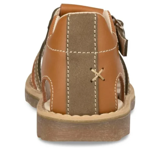 Sandales KAKI Garçon CUIR Boucle