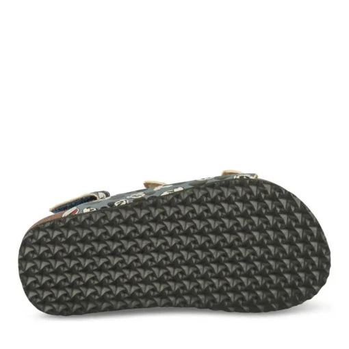 Sandales KAKI Garçon Motif Uni Scratch