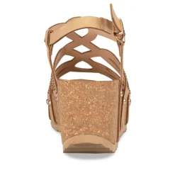 Sandales Liège BEIGE Femme Boucle