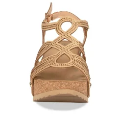 Sandales Liège BEIGE Femme Boucle