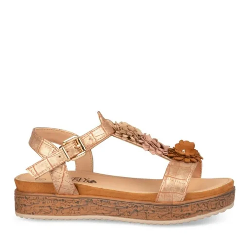 Sandales Liège ROSE Fille Boucle
