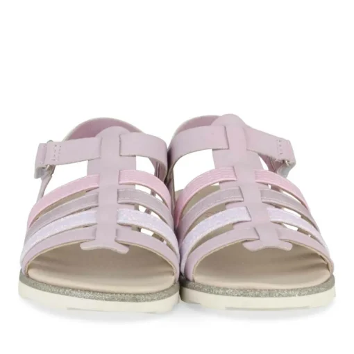 Sandales LILAS Fille Motif Iridescent Scratch