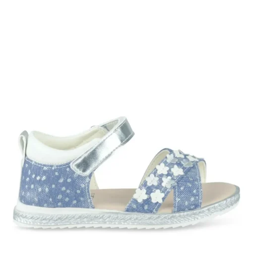 Sandales MARINE Fille Motif Uni Scratch