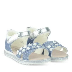 Sandales MARINE Fille Motif Uni Scratch