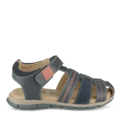 Sandales MARINE Garçon CUIR Motif Uni Scratch