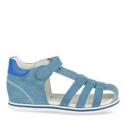 Sandales MARINE Garçon CUIR Motif Uni Scratch