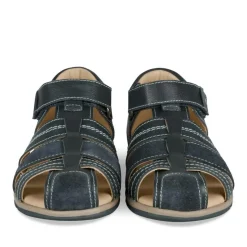Sandales MARINE Garçon CUIR Motif Uni Scratch
