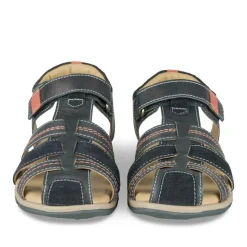 Sandales MARINE Garçon CUIR Motif Uni Scratch