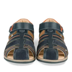 Sandales MARINE Garçon CUIR Motif Uni Scratch