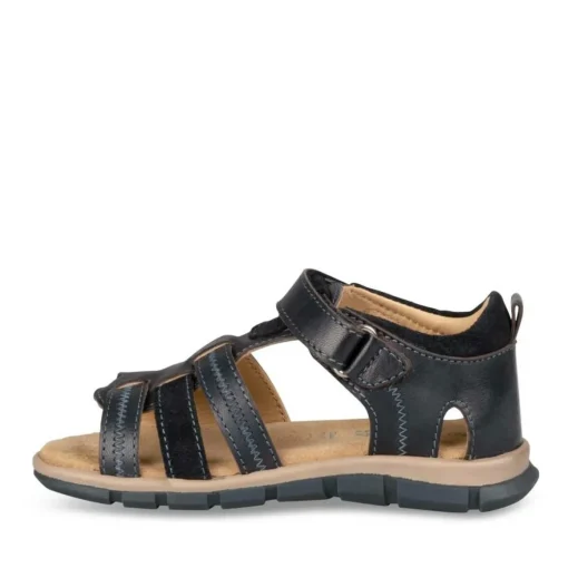 Sandales MARINE Garçon CUIR Scratch