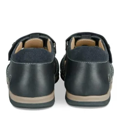 Sandales MARINE Garçon CUIR Motif Uni Scratch