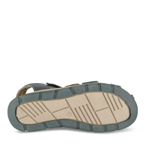 Sandales MARINE Garçon CUIR Motif Uni Scratch