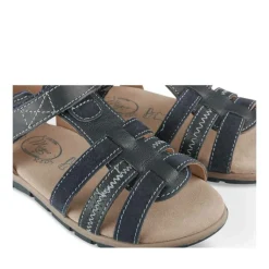 Sandales MARINE Garçon CUIR Motif Uni Scratch
