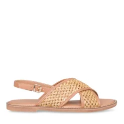 Sandales MARRON Femme Boucle