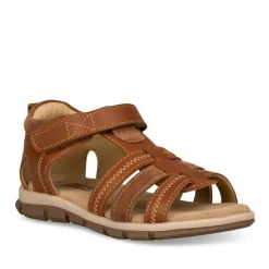 Sandales MARRON Garçon CUIR Scratch