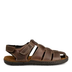 Sandales MARRON Homme CUIR Scratch