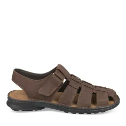 Sandales MARRON Homme CUIR Scratch
