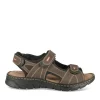 Sandales MARRON Homme CUIR Motif Uni Scratch