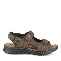 Sandales MARRON Homme CUIR Motif Uni Scratch