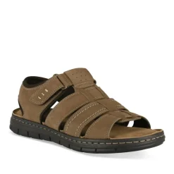Sandales MARRON Homme CUIR Motif Uni Scratch