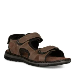 Sandales MARRON Homme CUIR Scratch