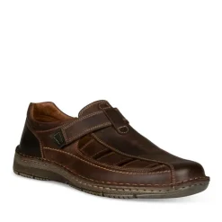 Sandales MARRON Homme CUIR Scratch